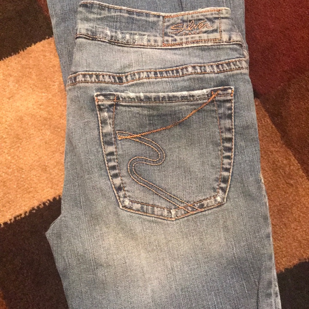 Silver jeans